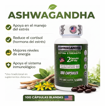 PureZen Ashwagandha ®⚡ ¡MÁXIMA ENERGÍA! ⚡