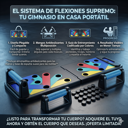 Elite Push Up™ - Sistema de entrenamiento multifunciónal 🎯